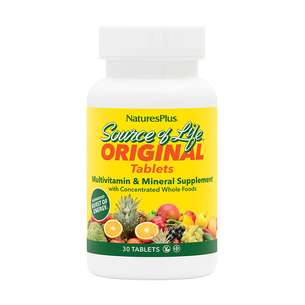 Мультивітаміни та мінерали Natures Plus Source of Life Multi-Vitamin &amp; Mineral Supplement, 30 таблеток